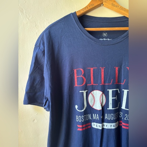 Billy Joel Mens XL Navy Blue Graphic Tour T-Shirt Fenway NWOT - Picture 3 of 5